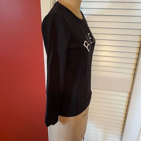 MADEWELL | BIEN FAIT black long sleeve top XS - Picture 4 of 7